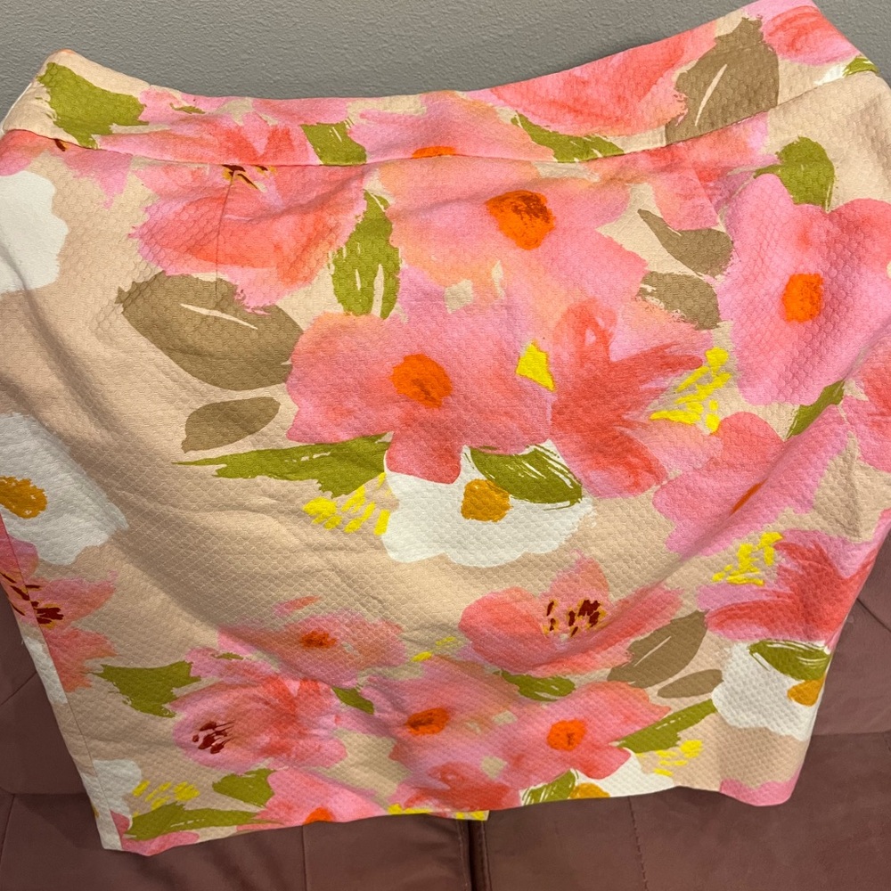 J.Crew Vibrant Orange Cotton Skirt